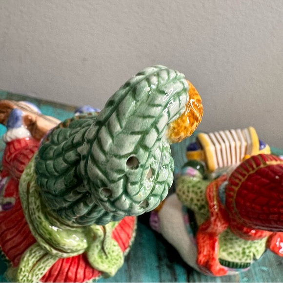 Fitz & Floyd Holiday Jamboree Snowman Salt & Pepper Shakers Christmas - Picture 7 of 16